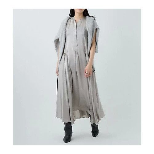 【カオス/Chaos】のサンディングシルクワンピース 人気、トレンドファッション・服の通販 founy(ファニー)  ファッション Fashion レディースファッション Fashion for Women ワンピース Dresses サテン Satin, Glossy Fabric シルク Silk, 100% Silk other-3|ID: prp329100004461769 ipo3291000000034220852
