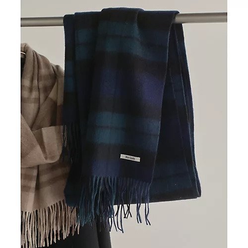【ウィムガゼット/Whim Gazette】のカシミヤ大判チェックストール 人気、トレンドファッション・服の通販 founy(ファニー) 　ファッション　Fashion　レディースファッション　Fashion for Women　2024年　2024　2024-2025秋冬・A/W　Autumn/Winter 2024–25 AW24–25　シンプル　Simple, Minimal　ストール　Stole, Wrap　チェック　Check, Plaid, Tartan　ブランケット　Blanket, Throw Blanket　エレガント 上品　Elegant　定番　Standard, Basic Item　 other-1|ID: prp329100004461795 ipo3291000000031226968