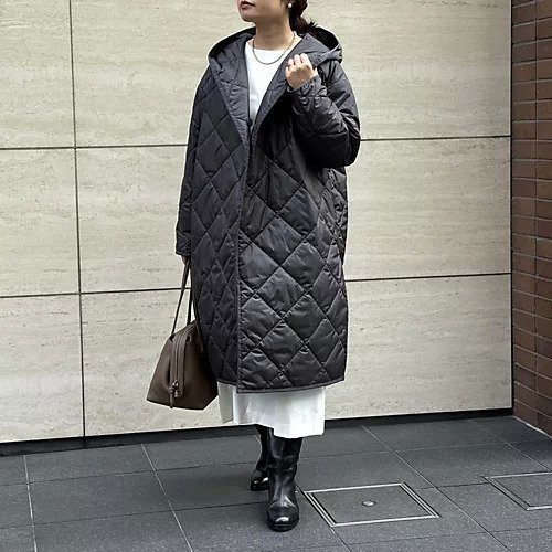 【三尋木奈保/Naho Mihirogi】の【Marisol別注】キルティングコート 人気、トレンドファッション・服の通販 founy(ファニー) 　ファッション　Fashion　レディースファッション　WOMEN　アウター　Coat Outerwear　コート　Coats　キルティング　Quilting　グログラン　Grosgrain　スリット　Slit　パイピング　Piping　別注　Special Order　other-3|ID: prp329100004461799 ipo3291000000031242811