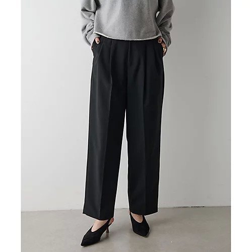 【ウィムガゼット/Whim Gazette】の平織タックパンツ 人気、トレンドファッション・服の通販 founy(ファニー) 　ファッション　Fashion　レディースファッション　WOMEN　パンツ　Pants　2024年　2024　2024-2025秋冬・A/W　Aw/Autumn/Winter/Fw/Fall/2024-2025　おすすめ　Recommend　シューズ　Shoes　セットアップ　Set Up　ビスチェ　Bustier　マニッシュ　Mannish　ワイド　Wide　エレガント 上品　Elegant　other-2|ID: prp329100004461808 ipo3291000000031242834