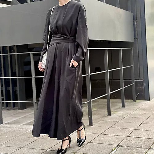 【アキラナカ/AKIRANAKA】のウエストラップドレス 人気、トレンドファッション・服の通販 founy(ファニー) 　ファッション　Fashion　レディースファッション　WOMEN　ワンピース　Dress　ドレス　Party Dresses　ラップ　Wrap　リュクス　Luxe　other-2|ID: prp329100004461809 ipo3291000000031242838