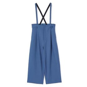 【プレインピープル/PLAIN PEOPLE】 Super140ミルド天竺サスペンダー付セミワイドパンツ人気、トレンドファッション・服の通販 founy(ファニー) ファッション Fashion レディースファッション Fashion for Women パンツ Pants & Trousers ウォーム Warm Fabric サスペンダー Suspenders, Braces ワイド Wide, Wide Fit |ID:prp329100004461839