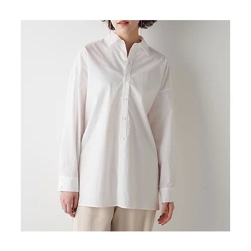【ウィムガゼット/Whim Gazette】のドルマンシャツ インテリア・キッズ・メンズ・レディースファッション・服の通販 founy(ファニー) 　ファッション　Fashion　レディースファッション　Fashion for Women　トップス・カットソー　Cut & Sew Tops　シャツ・ブラウス・オフィスカジュアル　Elegant Blouses & Button-Ups　カーディガン　Cardigan, Knitwear　スウェット / スエット　Sweatshirt, Sweatwear　ストレッチ　Stretch, Stretchy Fabric　タイプライター　Typewriter Fabric, Crisp Cotton　トレンド　Trend, Trending Now　フォルム　Silhouette, Form　ベーシック　Basic, Essential　A/W・秋冬　Autumn/Winter　2024年　2024　エレガント 上品　Elegant　2024-2025秋冬・A/W　Autumn/Winter 2024–25 AW24–25　オフホワイト|ID: prp329100004461847 ipo3291000000031227256