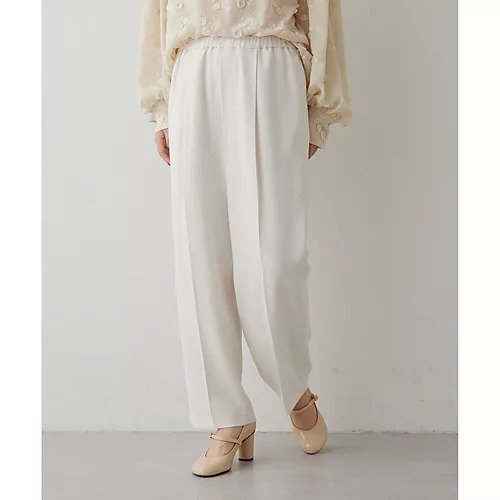 【ウィムガゼット/Whim Gazette】のバックサテンイージーパンツ 人気、トレンドファッション・服の通販 founy(ファニー) 　ファッション　Fashion　レディースファッション　Fashion for Women　パンツ　Pants & Trousers　バッグ　Bags　2024年　2024　2024-2025秋冬・A/W　Autumn/Winter 2024–25 AW24–25　ストレッチ　Stretch, Stretchy Fabric　センター　Center, Center Line　ドローコード　Drawcord, Drawstring Cord　ベーシック　Basic, Essential　リラックス　Relax, Relaxed Fit　エレガント 上品　Elegant　other-2|ID: prp329100004461871 ipo3291000000031243003