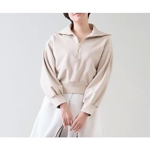 【マルティニーク/martinique】のハーフジップスウェット 人気、トレンドファッション・服の通販 founy(ファニー) 　ファッション　Fashion　レディースファッション　WOMEN　トップス・カットソー　Tops/Tshirt　パーカ　Sweats　スウェット　Sweat　おすすめ　Recommend　トレンド　Trend　フェミニン　Feminine　ループ　Loop　今季　This Season　other-2|ID: prp329100004461884 ipo3291000000031243031