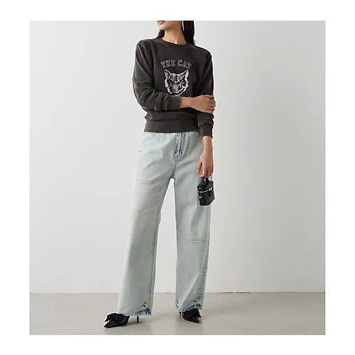 【ウィムガゼット/Whim Gazette】のダメージデニムパンツ 人気、トレンドファッション・服の通販 founy(ファニー) 　ファッション　Fashion　レディースファッション　WOMEN　パンツ　Pants　デニムパンツ　Denim Pants　インディゴ　Indigo　ヴィンテージ　Vintage　ストレート　Straight　センター　Center　ダメージ　Damage　デニム　Denim　フロント　Front　ユーズド　Used　2024年　2024　2024-2025秋冬・A/W　Aw/Autumn/Winter/Fw/Fall/2024-2025　other-3|ID: prp329100004461931 ipo3291000000031243167