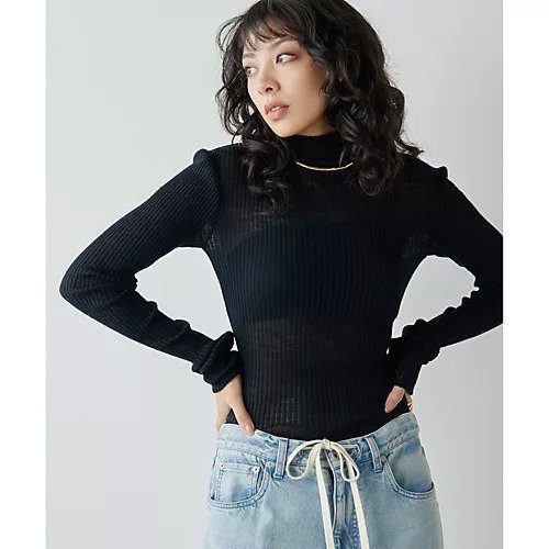 【ウィムガゼット/Whim Gazette】のレーシーRIBタートル インテリア・キッズ・メンズ・レディースファッション・服の通販 founy(ファニー) 　ファッション　Fashion　レディースファッション　WOMEN　インナー　Inner　秋　Autumn/Fall　シアー　Sheer　ジャケット　Jacket　スウェット　Sweat　スタンダード　Standard　タートル　Turtle　フィット　Fit　レーシー　Lacey　レース　Race　冬　Winter　2024年　2024　エレガント 上品　Elegant　2024-2025秋冬・A/W　Aw/Autumn/Winter/Fw/Fall/2024-2025　ブラック|ID: prp329100004461937 ipo3291000000031227719