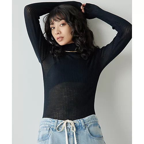 【ウィムガゼット/Whim Gazette】のレーシーRIBタートル 人気、トレンドファッション・服の通販 founy(ファニー) 　ファッション　Fashion　レディースファッション　WOMEN　インナー　Inner　秋　Autumn/Fall　シアー　Sheer　ジャケット　Jacket　スウェット　Sweat　スタンダード　Standard　タートル　Turtle　フィット　Fit　レーシー　Lacey　レース　Race　冬　Winter　2024年　2024　エレガント 上品　Elegant　2024-2025秋冬・A/W　Aw/Autumn/Winter/Fw/Fall/2024-2025　other-2|ID: prp329100004461937 ipo3291000000031243177