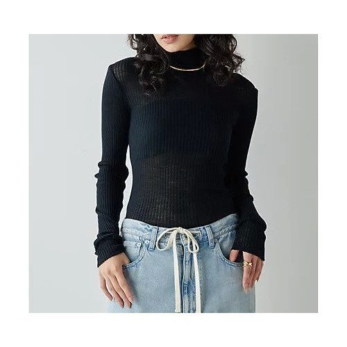 【ウィムガゼット/Whim Gazette】のレーシーRIBタートル 人気、トレンドファッション・服の通販 founy(ファニー) 　ファッション　Fashion　レディースファッション　WOMEN　インナー　Inner　秋　Autumn/Fall　シアー　Sheer　ジャケット　Jacket　スウェット　Sweat　スタンダード　Standard　タートル　Turtle　フィット　Fit　レーシー　Lacey　レース　Race　冬　Winter　2024年　2024　エレガント 上品　Elegant　2024-2025秋冬・A/W　Aw/Autumn/Winter/Fw/Fall/2024-2025　other-3|ID: prp329100004461937 ipo3291000000031243179