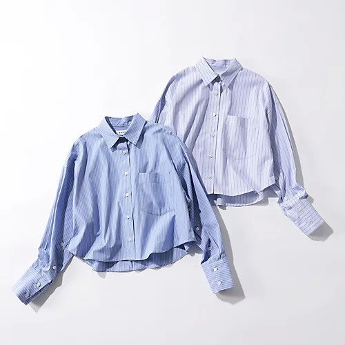 【サクラ/SACRA】のSUPERIOR COTTON STRIPE 人気、トレンドファッション・服の通販 founy(ファニー) 　ファッション　Fashion　レディースファッション　Ladies' Fashion Online　おすすめ　Recommend　クロップド　Cropped　ストライプ　Stripe　バランス　Balance　other-3|ID: prp329100004461990 ipo3291000000032617301
