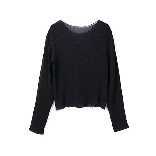 【ミズイロ インド/mizuiro ind】のプリーツクルーネックプルオーバー インテリア・キッズ・メンズ・レディースファッション・服の通販 founy(ファニー) https://founy.com/ ファッション Fashion レディースファッション WOMEN トップス・カットソー Tops/Tshirt プルオーバー Pullover オケージョン Occasion シアー Sheer シフォン Chiffon プリーツ Pleats エレガント 上品 Elegant |ID: prp329100004461993 ipo3291000000031228012