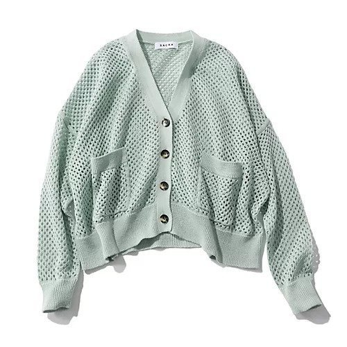 【サクラ/SACRA】の【HPS別注】GIMA COTTON MESH 人気、トレンドファッション・服の通販 founy(ファニー) 　ファッション　Fashion　レディースファッション　Fashion for Women　カーディガン　Cardigan, Knitwear　シアー　Sheer, See-Through　ショート　Short, Short Length　バランス　Balance, Style Balance　メッシュ　Mesh, Net Fabric　別注　Limited Edition, Custom Order　other-2|ID: prp329100004461997 ipo3291000000035591179