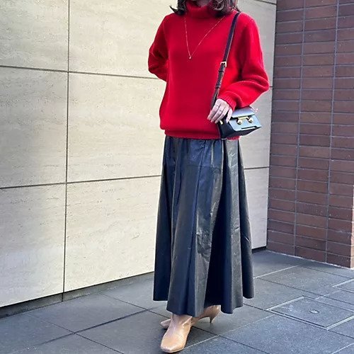 【サクラ/SACRA】の切り替えエコレザースカート 人気、トレンドファッション・服の通販 founy(ファニー) 　ファッション　Fashion　レディースファッション　Ladies' Fashion Online　スカート　Skirt　フレア　Flare　リラックス　Relax　other-2|ID: prp329100004462024 ipo3291000000031243364