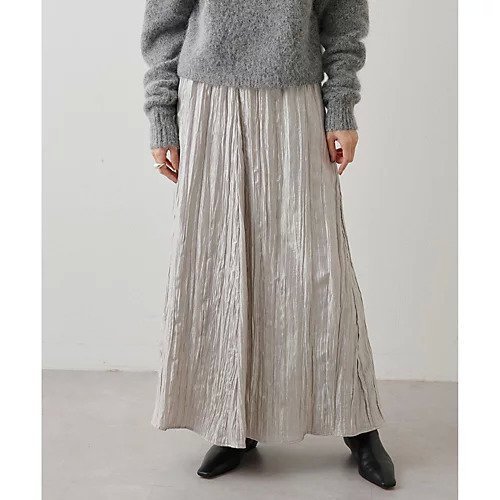 【ウィムガゼット/Whim Gazette】の【THE PAUSE】シャイニーワッシャースカート インテリア・キッズ・メンズ・レディースファッション・服の通販 founy(ファニー) https://founy.com/ ファッション Fashion レディースファッション WOMEN スカート Skirt 2024年 2024 2024-2025秋冬・A/W Aw/Autumn/Winter/Fw/Fall/2024-2025 グラデーション Gradation シルバー Silver シンプル Simple フレア Flare ワッシャー Washer ワーク Work ヴィンテージ Vintage |ID: prp329100004462025 ipo3291000000031228188