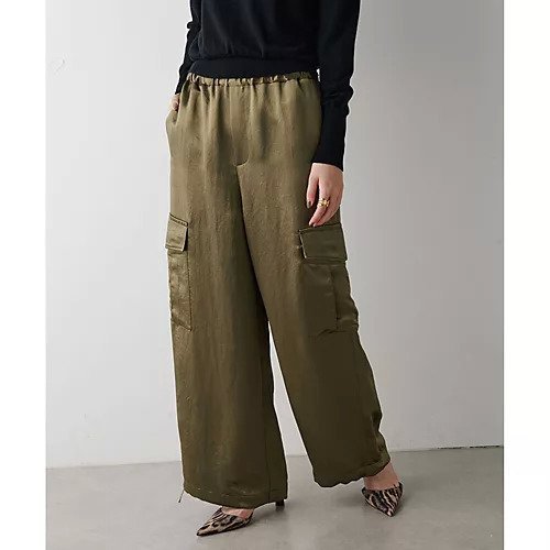 【ウィムガゼット/Whim Gazette】のサテンドロストパンツ インテリア・キッズ・メンズ・レディースファッション・服の通販 founy(ファニー) https://founy.com/ ファッション Fashion レディースファッション WOMEN パンツ Pants カーゴパンツ Cargo Pants サテン Satin スウェット Sweat スタイリッシュ Stylish タンブラー Tumbler ボトム Bottom ポケット Pocket ミリタリー Military リラックス Relax ワイド Wide A/W・秋冬 Aw・Autumn/Winter・Fw・Fall-Winter 2024年 2024 エレガント 上品 Elegant 2024-2025秋冬・A/W Aw/Autumn/Winter/Fw/Fall/2024-2025 |ID: prp329100004462027 ipo3291000000031228198
