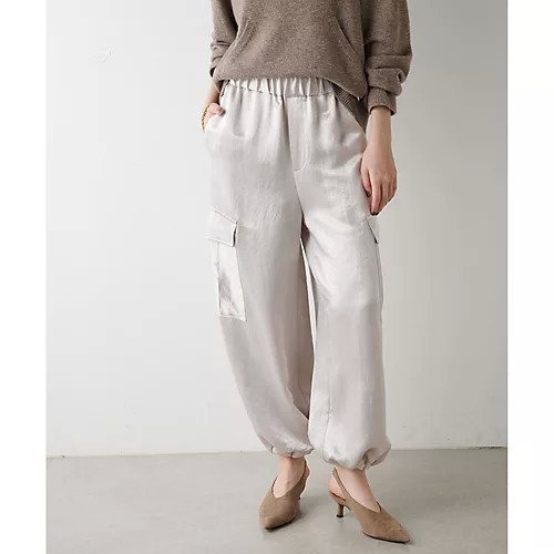 【ウィムガゼット/Whim Gazette】のサテンドロストパンツ 人気、トレンドファッション・服の通販 founy(ファニー) 　ファッション　Fashion　レディースファッション　WOMEN　パンツ　Pants　カーゴパンツ　Cargo Pants　サテン　Satin　スウェット　Sweat　スタイリッシュ　Stylish　タンブラー　Tumbler　ボトム　Bottom　ポケット　Pocket　ミリタリー　Military　リラックス　Relax　ワイド　Wide　A/W・秋冬　Aw・Autumn/Winter・Fw・Fall-Winter　2024年　2024　エレガント 上品　Elegant　2024-2025秋冬・A/W　Aw/Autumn/Winter/Fw/Fall/2024-2025　other-2|ID: prp329100004462027 ipo3291000000031243372