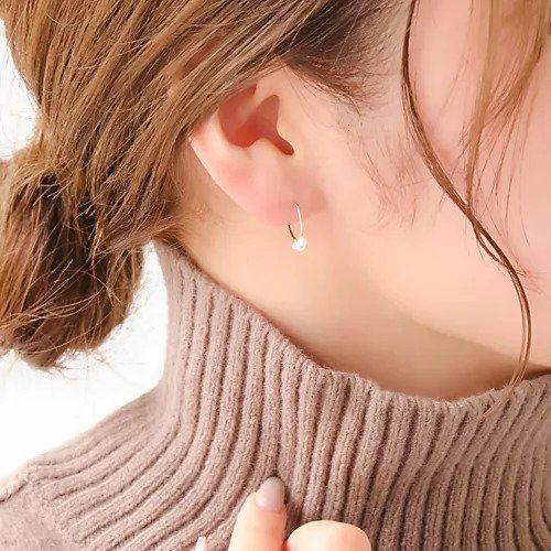 【フィービィー/phoebe】の【K10】フルールパールフープピアス 人気、トレンドファッション・服の通販 founy(ファニー) 　ファッション　Fashion　レディースファッション　WOMEN　アクセサリー　Accessories　ジュエリー　Jewelry　ジュエル　Jewel　パール　Pearl　フープ　Hoop　ボックス　Box　other-3|ID: prp329100004462042 ipo3291000000031243408