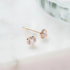 【フィービィー/phoebe】の【K10RG】ローズバットピアス クリア|ID: prp329100004462053 ipo3291000000031228319