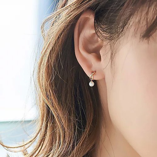 【フィービィー/phoebe】の【K10】クロッシングパールピアス インテリア・キッズ・メンズ・レディースファッション・服の通販 founy(ファニー) https://founy.com/ ファッション Fashion レディースファッション WOMEN アクセサリー Accessories ジュエリー Jewelry ジュエル Jewel パール Pearl フェミニン Feminine |ID: prp329100004462055 ipo3291000000031228323