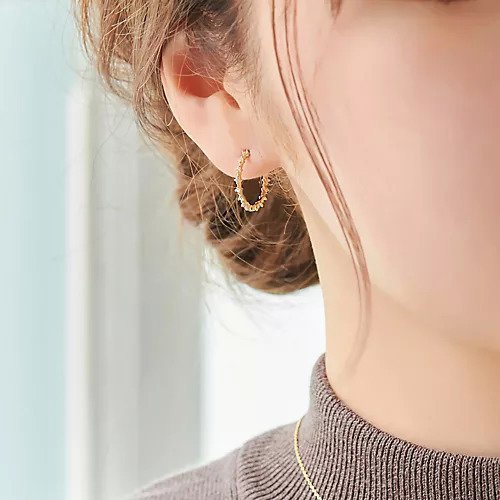 【フィービィー/phoebe】のエッセンシャルスパークルフープピアス インテリア・キッズ・メンズ・レディースファッション・服の通販 founy(ファニー) https://founy.com/ ファッション Fashion レディースファッション WOMEN ストーン Stone フープ Hoop エレガント 上品 Elegant |ID: prp329100004462060 ipo3291000000031228343