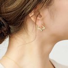 【フィービィー/phoebe】のオープンスターフープピアス ゴールド|ID: prp329100004462064 ipo3291000000031228362