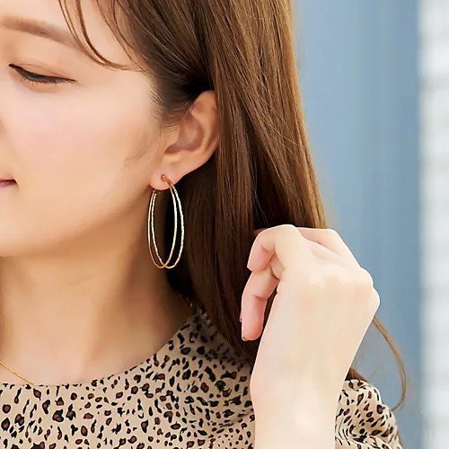 【フィービィー/phoebe】のダブルラインフープピアス インテリア・キッズ・メンズ・レディースファッション・服の通販 founy(ファニー) https://founy.com/ ファッション Fashion レディースファッション WOMEN テクスチャー Texture フープ Hoop ベーシック Basic |ID: prp329100004462081 ipo3291000000031228419