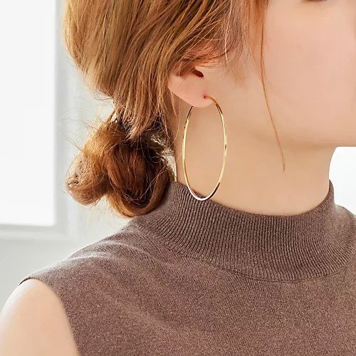 【フィービィー/phoebe】のビックサークルフープピアス 人気、トレンドファッション・服の通販 founy(ファニー) 　ファッション　Fashion　レディースファッション　WOMEN　アクセサリー　Accessories　シルバー　Silver　トレンド　Trend　今季　This Season　 other-1|ID: prp329100004462083 ipo3291000000031616623