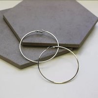 【フィービィー/phoebe】のビックサークルフープピアス 人気、トレンドファッション・服の通販 founy(ファニー) ファッション Fashion レディースファッション Fashion for Women アクセサリー Fashion Accessories シルバー Silver, Metallic Silver トレンド Trend, Trending Now 今季 This Season, Current Season |ID:prp329100004462083