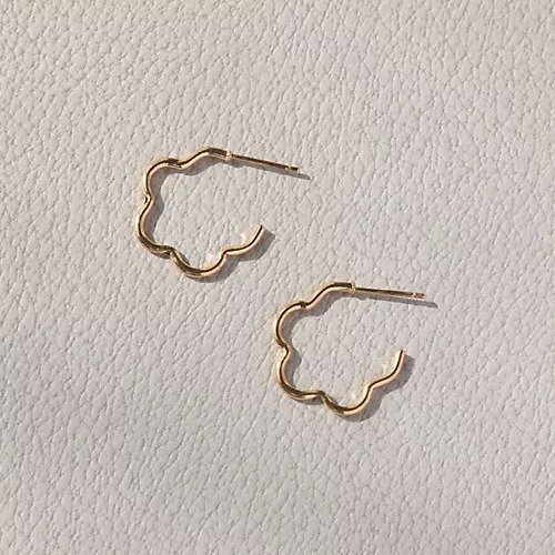 【フィービィー/phoebe】のメタルフラワーフープピアス 人気、トレンドファッション・服の通販 founy(ファニー) 　ファッション　Fashion　レディースファッション　WOMEN　フラワー　Flower　フープ　Hoop　 other-1|ID: prp329100004462088 ipo3291000000031228464