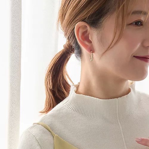 【フィービィー/phoebe】のメタルフラワーフープピアス 人気、トレンドファッション・服の通販 founy(ファニー) 　ファッション　Fashion　レディースファッション　WOMEN　フラワー　Flower　フープ　Hoop　other-3|ID: prp329100004462088 ipo3291000000031243535