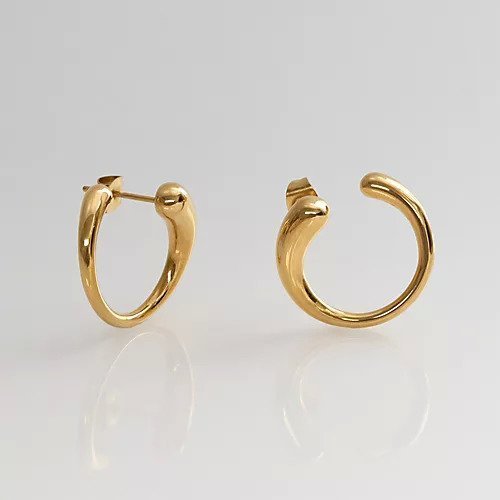 【フィービィー/phoebe】の【金属アレルギー対応】カーブメタルピアス/サージカルステンレス インテリア・キッズ・メンズ・レディースファッション・服の通販 founy(ファニー) https://founy.com/ ファッション Fashion レディースファッション WOMEN おすすめ Recommend フープ Hoop メタル Metal 二次会 Wedding Party 今季 This Season 結婚式 Wedding Ceremony |ID: prp329100004462095 ipo3291000000031228503