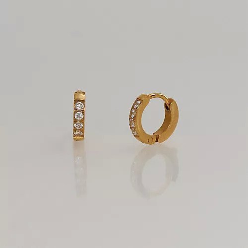 【フィービィー/phoebe】の【金属アレルギー対応】ワンタッチビジューフープミニピアス ゴールド/サージカルステンレス インテリア・キッズ・メンズ・レディースファッション・服の通販 founy(ファニー) https://founy.com/ ファッション Fashion レディースファッション WOMEN おすすめ Recommend ビジネス 仕事 通勤 Business |ID: prp329100004462100 ipo3291000000031228519