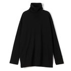 【プレインピープル/PLAIN PEOPLE】のエアリーフライス タートルネックカットソー ブラック|ID: prp329100004462130 ipo3291000000031228677