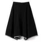 【プレインピープル/PLAIN PEOPLE】のブークレージャージイレギュラーヘムスカート ブラック|ID: prp329100004462134 ipo3291000000031228710