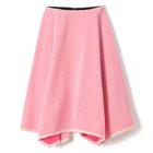 【プレインピープル/PLAIN PEOPLE】のブークレージャージイレギュラーヘムスカート ピンク|ID: prp329100004462134 ipo3291000000031228712