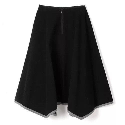 【プレインピープル/PLAIN PEOPLE】のブークレージャージイレギュラーヘムスカート 人気、トレンドファッション・服の通販 founy(ファニー) 　ファッション　Fashion　レディースファッション　WOMEN　スカート　Skirt　バランス　Balance　パイピング　Piping　フレア　Flare　other-2|ID: prp329100004462134 ipo3291000000031243672