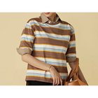 【マディソンブルー/MADISONBLUE】のHORIZONTAL STRIPES POCKET TEE SBBROWN|ID: prp329100004462143 ipo3291000000031228762