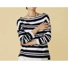 【マディソンブルー/MADISONBLUE】のMARINE BORDER BOAT NECK L/S TEE 人気、トレンドファッション・服の通販 founy(ファニー) ファッション Fashion レディースファッション Fashion for Women エレガント 上品 Elegant オレンジ Orange カットソー Cut and Sewn Top シンプル Simple, Minimal デニム Denim, Jeans Material バスク Basque, Basque Style バランス Balance, Style Balance フランス France, French ボーダー Border, Stripe 定番 Standard, Basic Item 洗える Machine Washable thumbnail SBNAVY|ID: prp329100004462144 ipo3291000000032586843