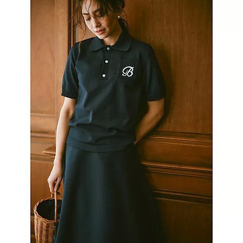 【マディソンブルー/MADISONBLUE】のポロニット 人気、トレンドファッション・服の通販 founy(ファニー) 　ファッション　Fashion　レディースファッション　WOMEN　トップス・カットソー　Tops/Tshirt　ニット　Knit Tops　ストレッチ　Stretch　スポーティ　Sporty　エレガント 上品　Elegant　日本製　Made In Japan　洗える　Washable　軽量　Lightweight　other-3|ID: prp329100004462149 ipo3291000000031243714