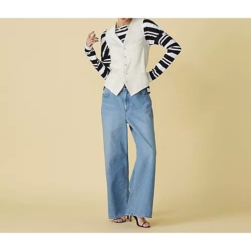 【マディソンブルー/MADISONBLUE】のWIDE LEG BAGGY PT DENIM インテリア・キッズ・メンズ・レディースファッション・服の通販 founy(ファニー) https://founy.com/ ファッション Fashion レディースファッション WOMEN エレガント 上品 Elegant ジャケット Jacket デニム Denim ルーズ Loose ワイド Wide 夏 Summer 春 Spring S/S・春夏 Ss・Spring/Summer 洗える Washable |ID: prp329100004462155 ipo3291000000031228828
