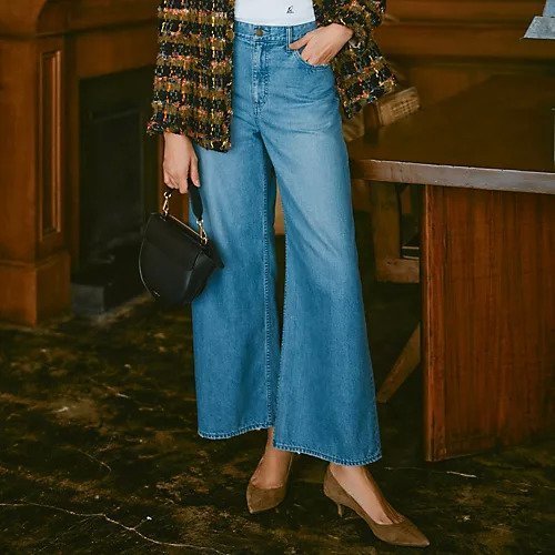 【マディソンブルー/MADISONBLUE】のWIDE LEG BAGGY PT DENIM 人気、トレンドファッション・服の通販 founy(ファニー) 　ファッション　Fashion　レディースファッション　WOMEN　エレガント 上品　Elegant　ジャケット　Jacket　デニム　Denim　ルーズ　Loose　ワイド　Wide　夏　Summer　春　Spring　S/S・春夏　Ss・Spring/Summer　洗える　Washable　other-2|ID: prp329100004462155 ipo3291000000031243725