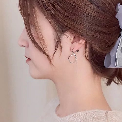 【フィービィー/phoebe】の2wayグレースツイストラインイヤリング シルバー 人気、トレンドファッション・服の通販 founy(ファニー) 　ファッション　Fashion　レディースファッション　WOMEN　ジュエリー　Jewelry　リング　Rings　イヤリング　Earrings　イヤリング　Earrings　シルバー　Silver　シンプル　Simple　チェーン　Chain　メタル　Metal　モチーフ　Motif　ローズ　Rose　other-3|ID: prp329100004462156 ipo3291000000031243730