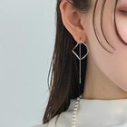 【フィービィー/phoebe】の2wayグレースツイストラインイヤリング シルバー|ID: prp329100004462157 ipo3291000000033395071