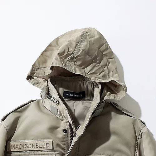 【マディソンブルー/MADISONBLUE】のM65 PADDING JAC NY TWILL 人気、トレンドファッション・服の通販 founy(ファニー) 　ファッション　Fashion　レディースファッション　Ladies' Fashion Online　ジャケット　Jacket　ドローコード　Draw Cord　ミリタリー　Military　ヴィンテージ　Vintage　人気　Popularity　洗える　Washable　other-3|ID: prp329100004462159 ipo3291000000032574674