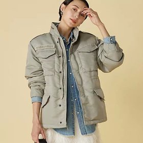 【マディソンブルー/MADISONBLUE】のM65 PADDING JAC NY TWILL 人気、トレンドファッション・服の通販 founy(ファニー) ファッション Fashion レディースファッション Fashion for Women ジャケット Jacket, Outerwear ドローコード Drawcord, Drawstring Cord ミリタリー Military, Army Style ヴィンテージ Vintage Style 人気 Popular, Best Seller 洗える Machine Washable |ID:prp329100004462159