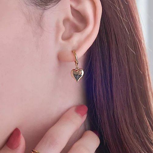 【フィービィー/phoebe】のハートジャンプフープイヤリング ゴールド 人気、トレンドファッション・服の通販 founy(ファニー) 　ファッション　Fashion　レディースファッション　WOMEN　ジュエリー　Jewelry　リング　Rings　イヤリング　Earrings　イヤリング　Earrings　シフォン　Chiffon　スウェット　Sweat　デニム　Denim　フェミニン　Feminine　フリル　Frills　モチーフ　Motif　other-2|ID: prp329100004462172 ipo3291000000031243764