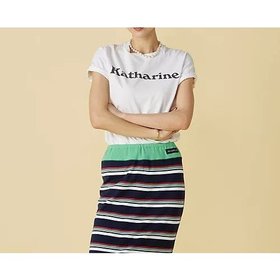 【マディソンブルー/MADISONBLUE】のCREW NECK TEE KATHARINE 人気、トレンドファッション・服の通販 founy(ファニー) ファッション Fashion レディースファッション Fashion for Women イラスト Illustration プリント Print, Printed Pattern |ID:prp329100004462174