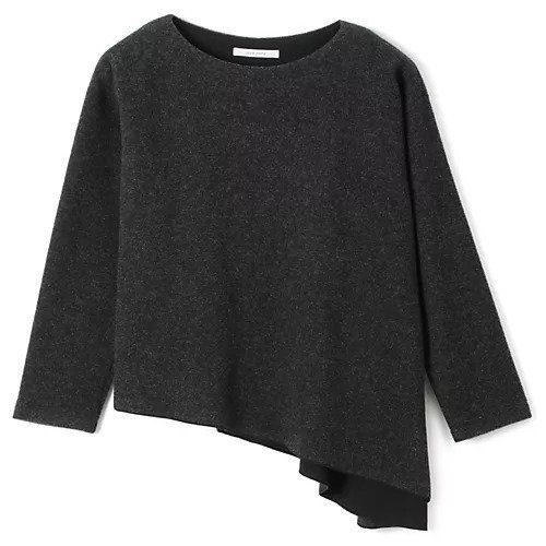 【プレインピープル/PLAIN PEOPLE】のウールダブルジャージイレギュラーヘムプルオーバー 人気、トレンドファッション・服の通販 founy(ファニー) 　ファッション　Fashion　レディースファッション　WOMEN　トップス・カットソー　Tops/Tshirt　プルオーバー　Pullover　おすすめ　Recommend　イレギュラーヘム　Irregular Hem　イレヘム　Ilehem　ジャージ　Jersey　セットアップ　Set Up　フォルム　Form　ワイド　Wide　 other-1|ID: prp329100004462175 ipo3291000000031228924
