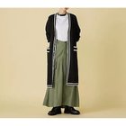 【マディソンブルー/MADISONBLUE】のBI-COLOR TRIM LONG CD BLACK|ID: prp329100004462192 ipo3291000000031229005