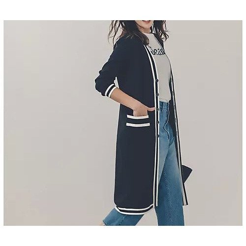 【マディソンブルー/MADISONBLUE】のBI-COLOR TRIM LONG CD 人気、トレンドファッション・服の通販 founy(ファニー) 　ファッション　Fashion　レディースファッション　WOMEN　トップス・カットソー　Tops/Tshirt　エレガント 上品　Elegant　カーディガン　Cardigan　クラシック　Classic　スポーティ　Sporty　フラット　Flat　ロング　Long　other-3|ID: prp329100004462192 ipo3291000000031243813